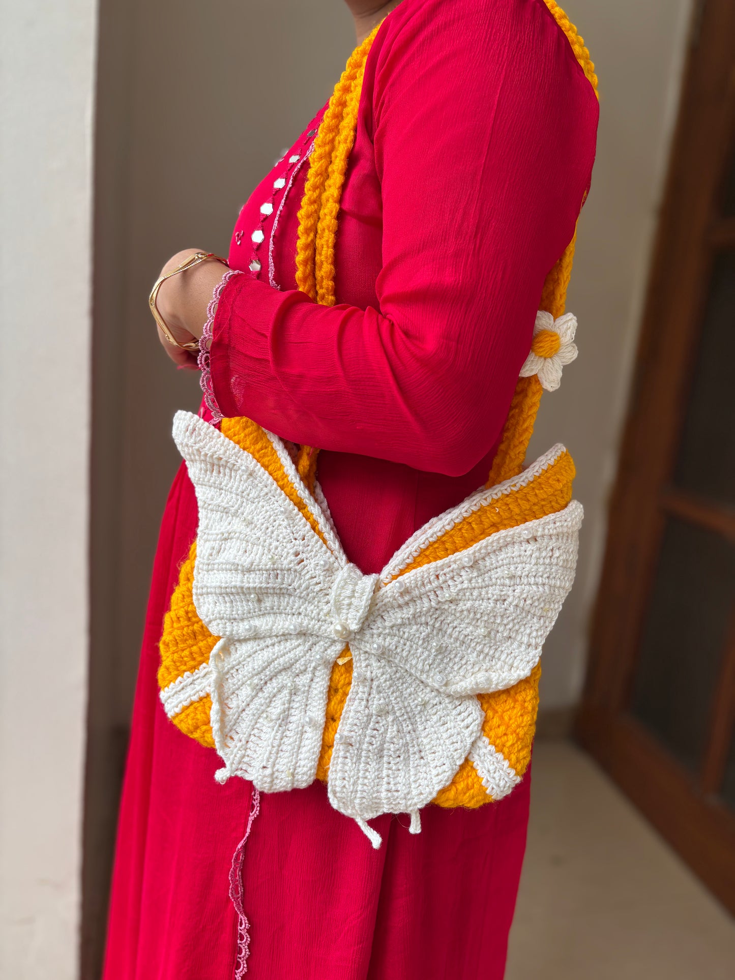 Butterfly Bag- Yellow