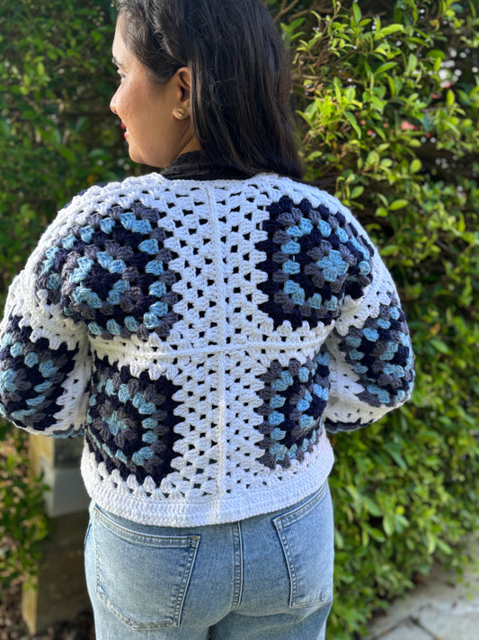 Granny square cardigan