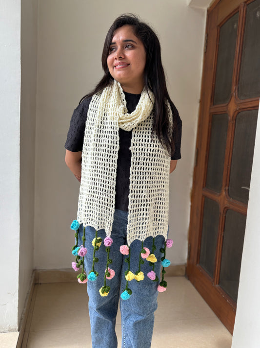 Floral Hanging scarf