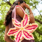 Lily flower sling Bag