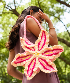 Lily flower sling Bag
