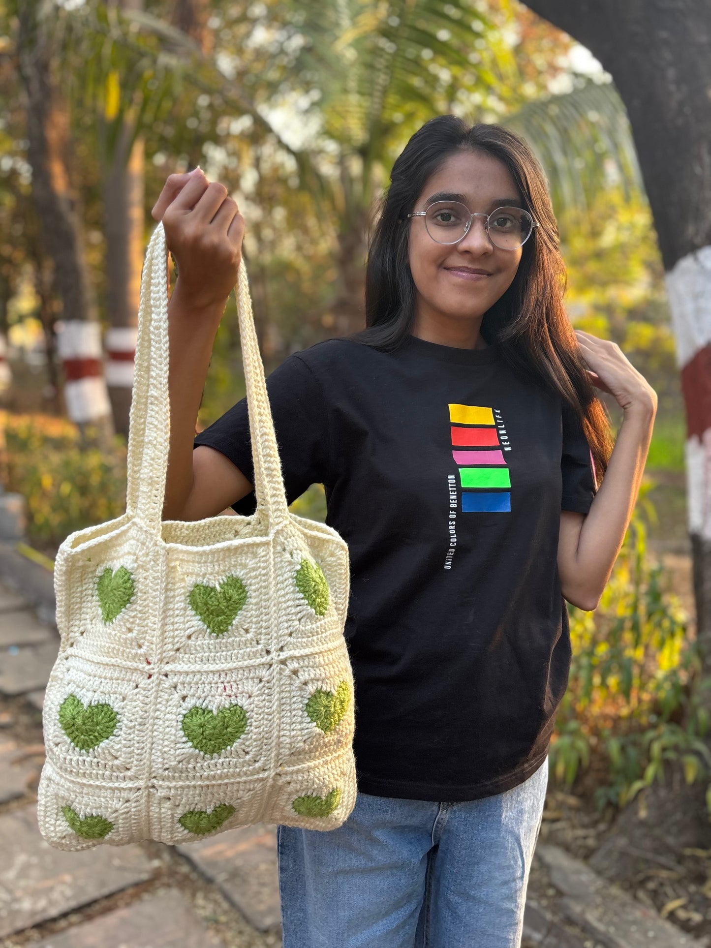 Granny square Tote Bag