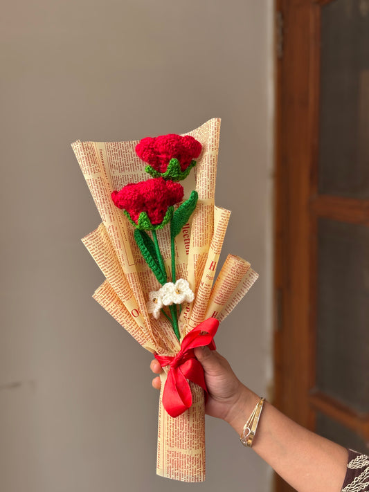 Roses and forget me not- Valentine Special