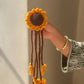 Fringe Sunflower Hair Clip