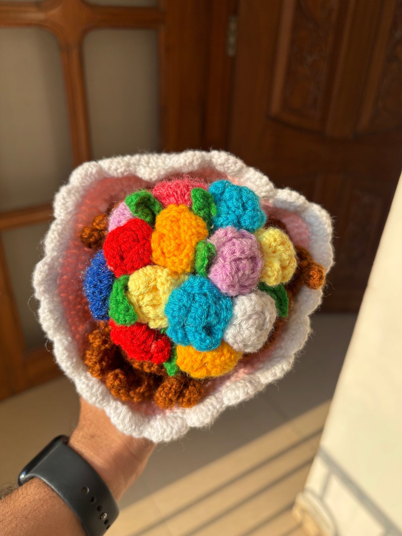 Convertible Crochet Doll Bouquet