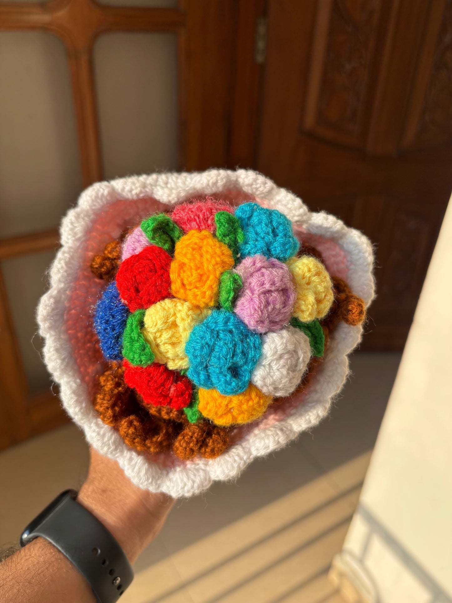 Convertible Crochet Doll Bouquet