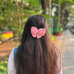 Pink bow Hair clip