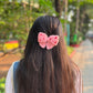 Pink bow Hair clip
