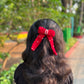 Red Bow Hair clip