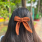 Brown Bow Hair clip
