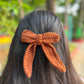Brown Bow Hair clip