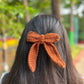 Brown Bow Hair clip