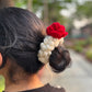 Gajra with Rose