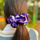 Scrunchy Purple and White
