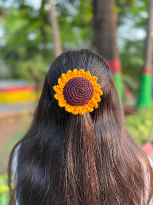 Sunflower Hair Clip