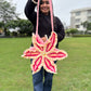 Lily flower sling Bag