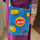 Lay's inspired sling Bag