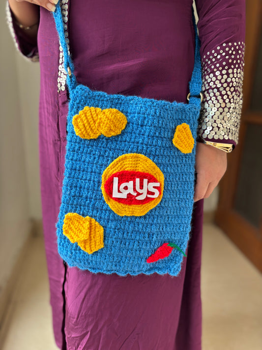 Lay's inspired sling Bag