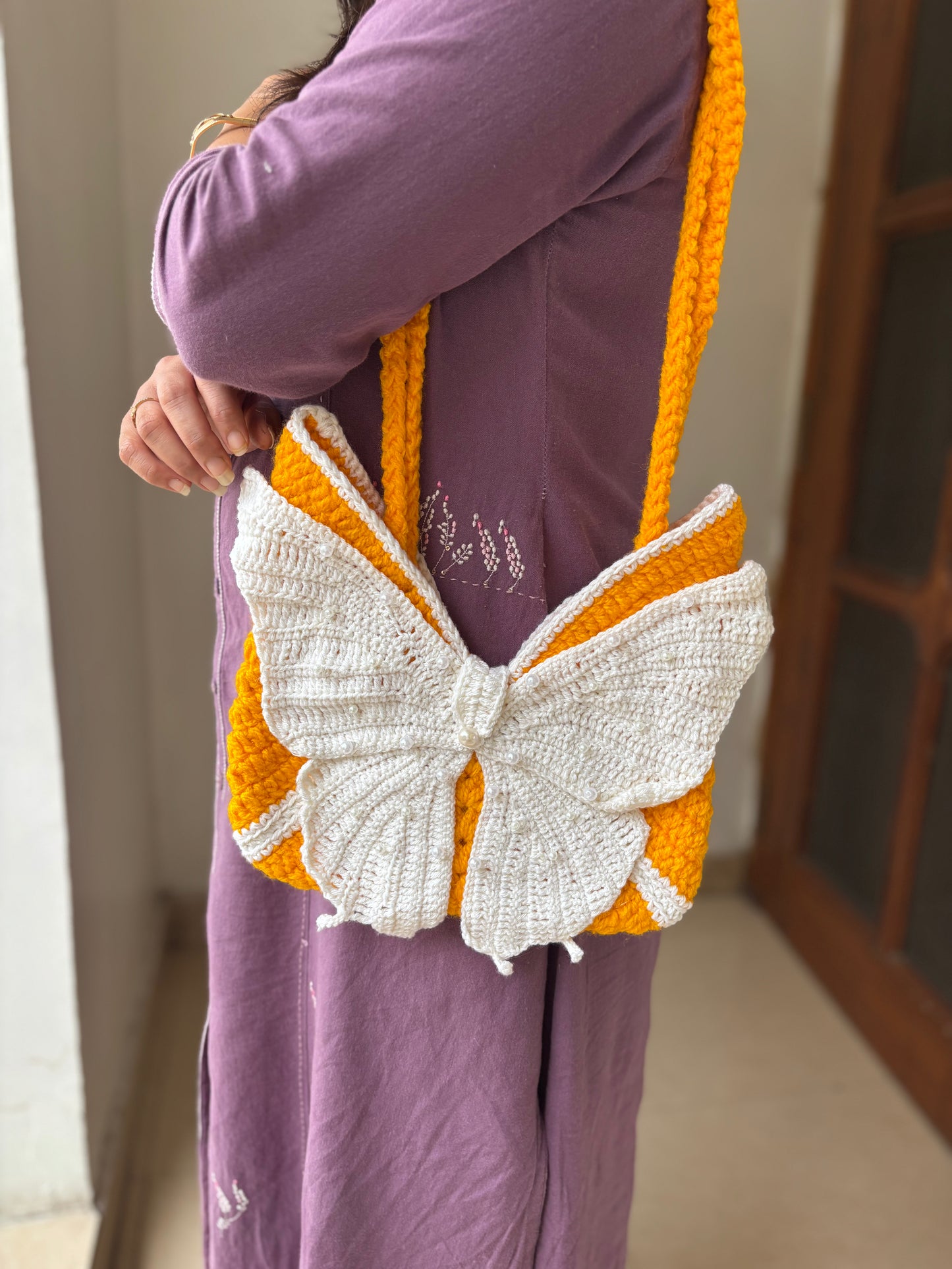 Butterfly Bag- Yellow