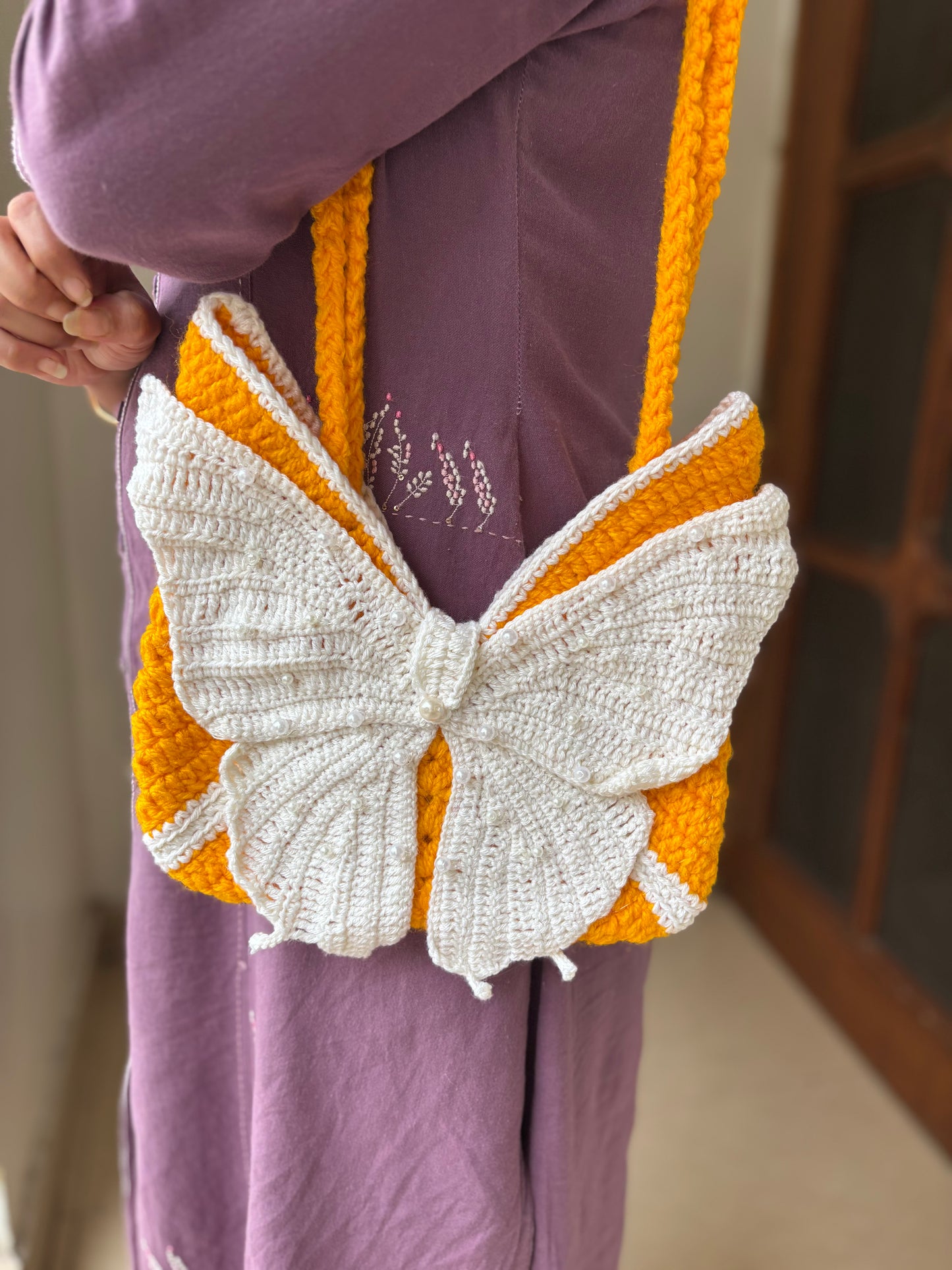 Butterfly Bag- Yellow