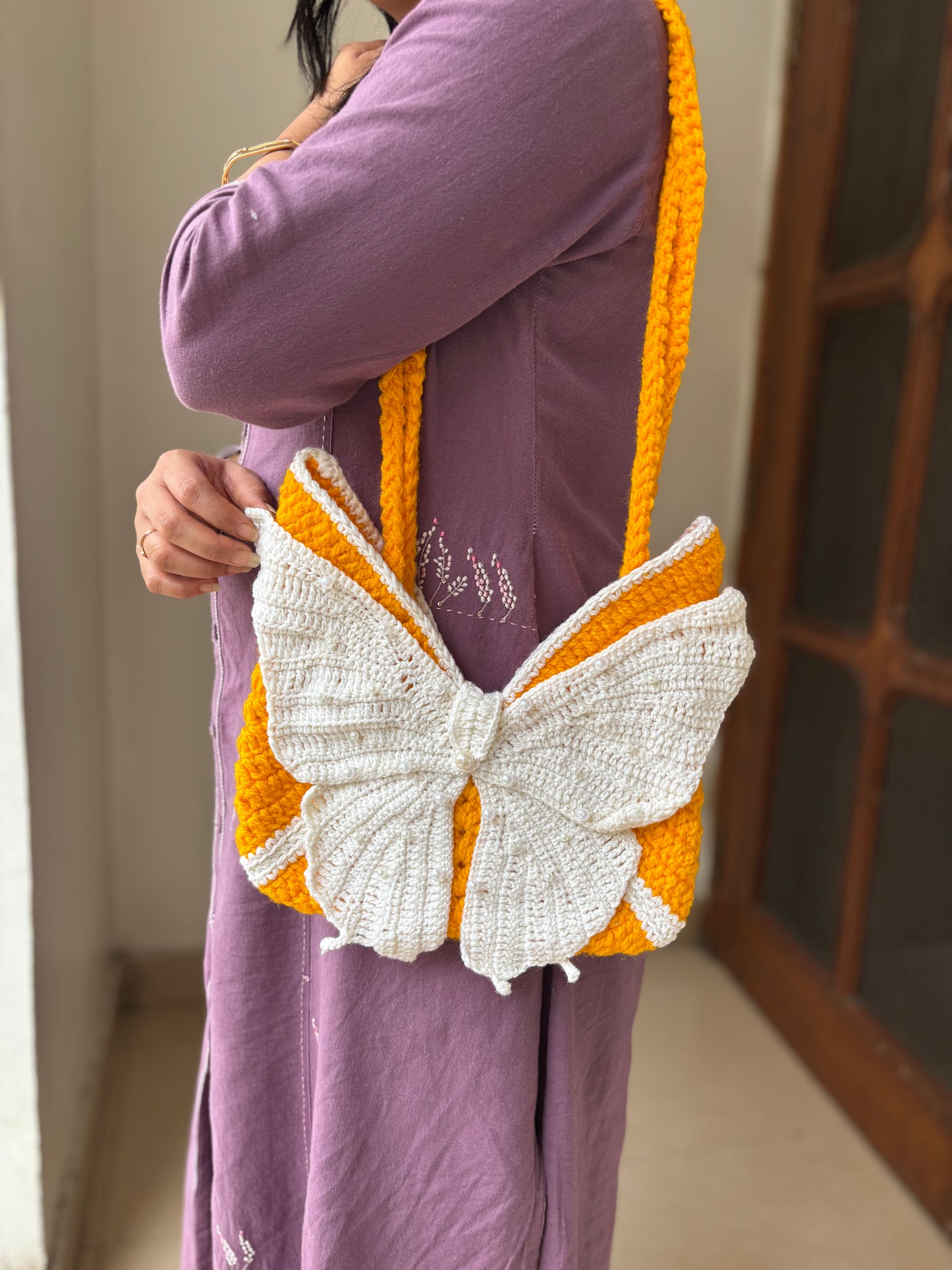 Butterfly Bag- Yellow