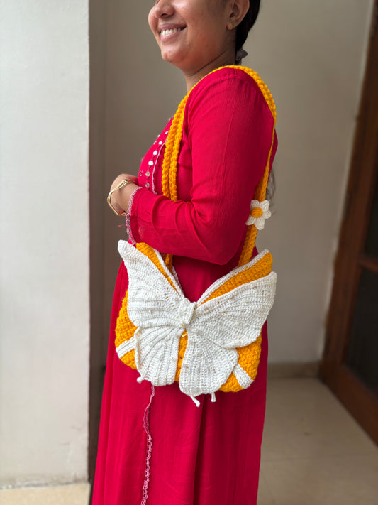 Butterfly Bag- Yellow