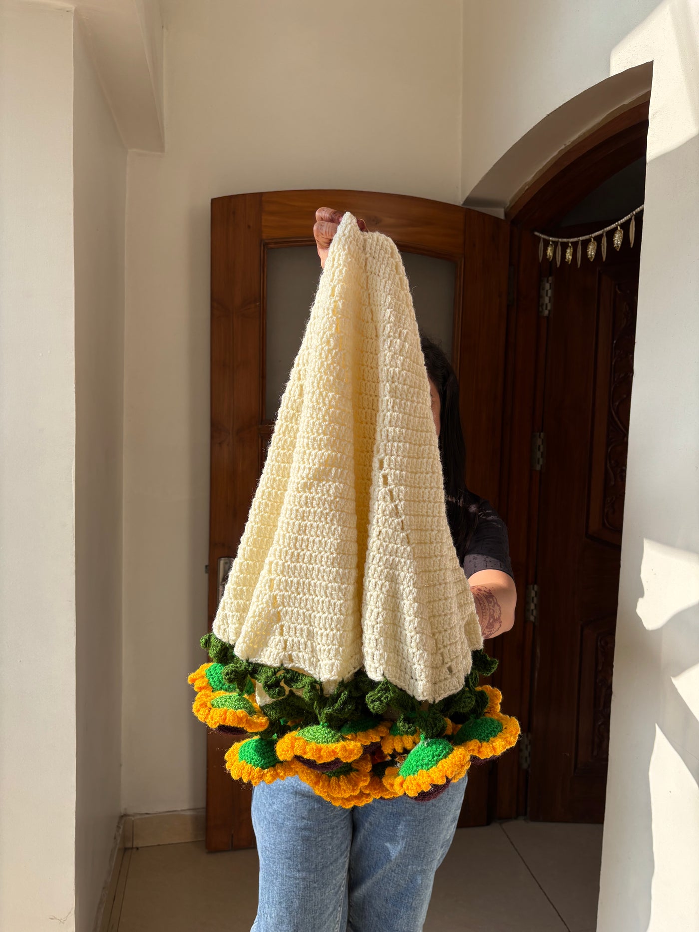 Sunflower  bouquet Blanket