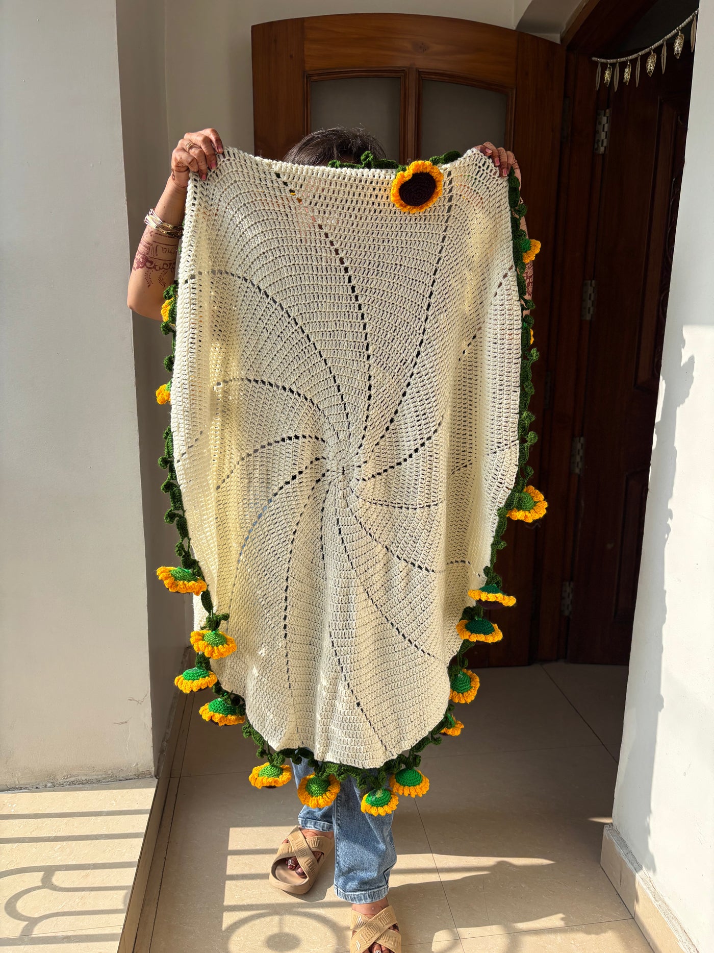Sunflower  bouquet Blanket