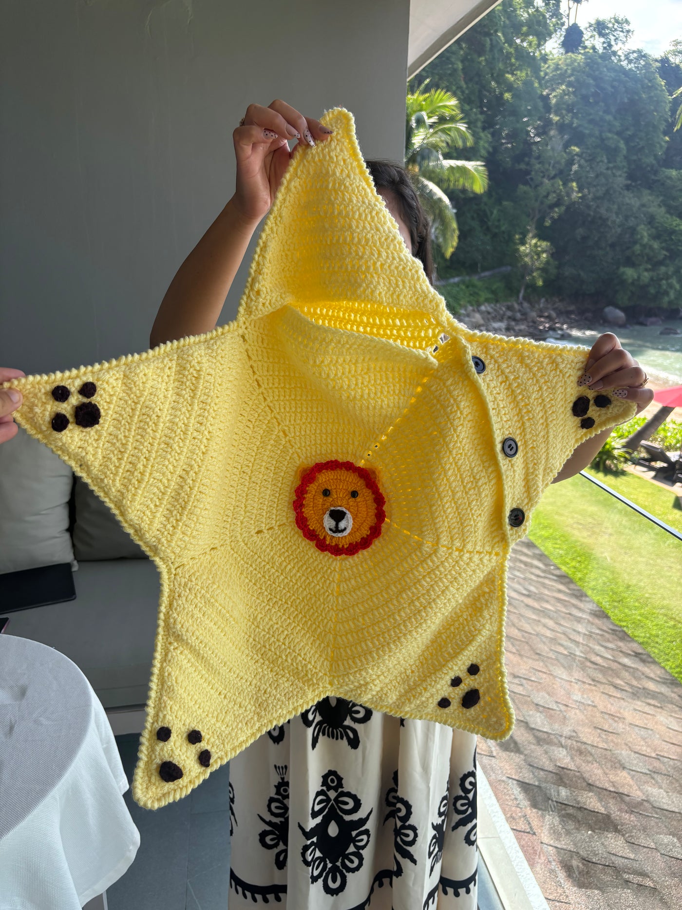 Lion Star Baby blanket