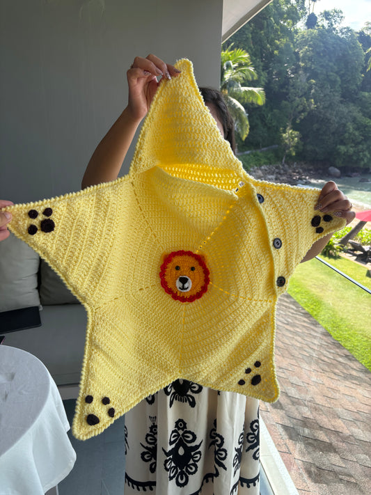 Lion Star Baby blanket
