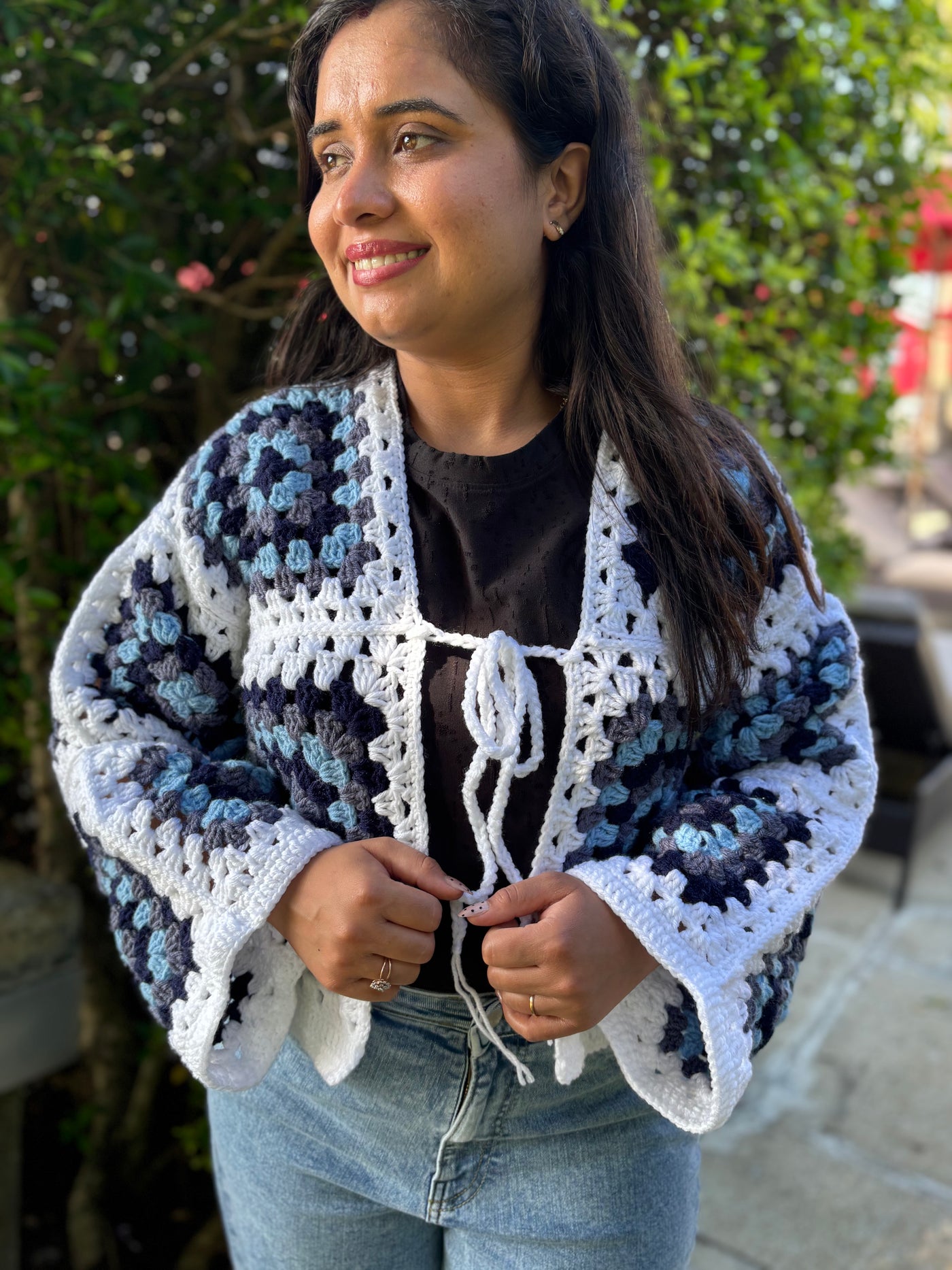 Granny square cardigan