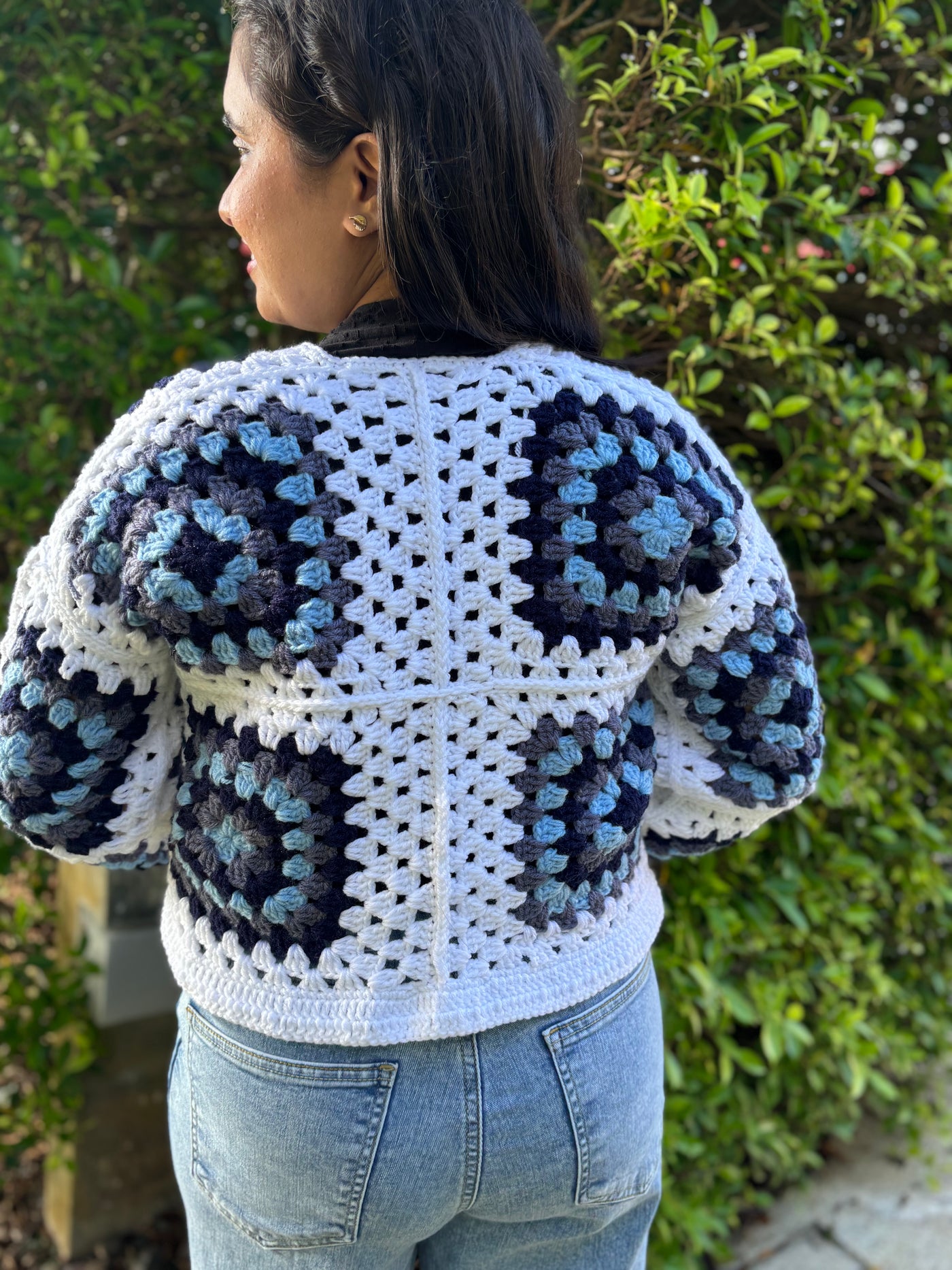 Granny square cardigan