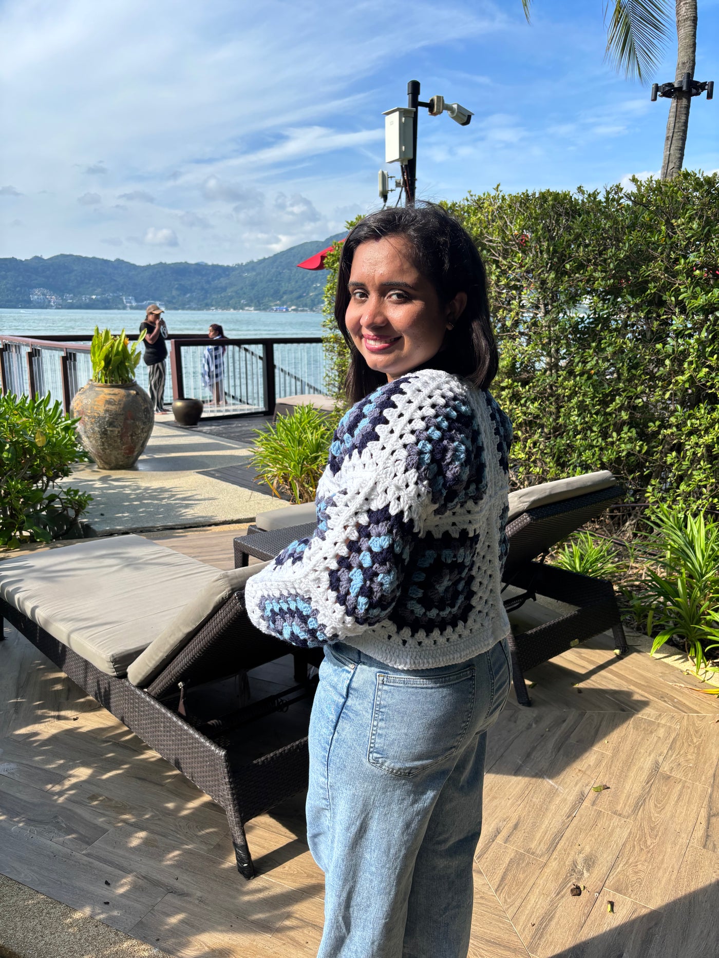 Granny square cardigan
